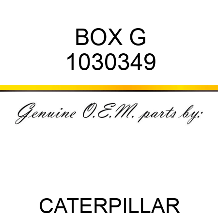 BOX G 1030349