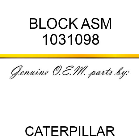 BLOCK ASM 1031098
