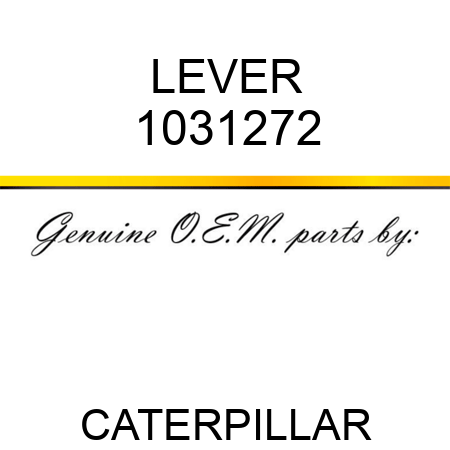 LEVER 1031272