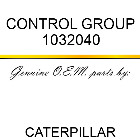 CONTROL GROUP 1032040