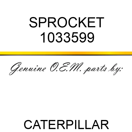 SPROCKET 1033599