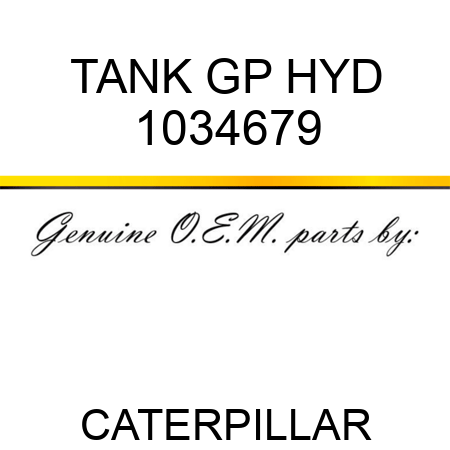TANK GP HYD 1034679