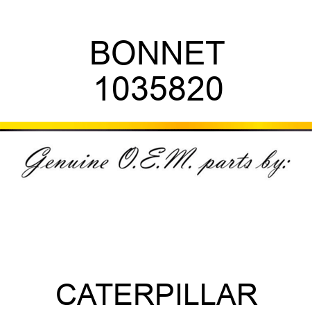 BONNET 1035820
