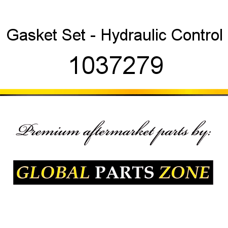 Gasket Set - Hydraulic Control 1037279