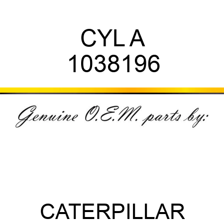 CYL A 1038196