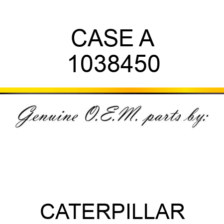 CASE A 1038450