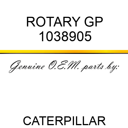 ROTARY GP 1038905