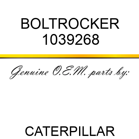 BOLT,ROCKER 1039268