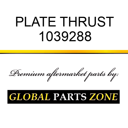 PLATE THRUST 1039288