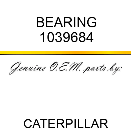 BEARING 1039684