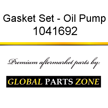 Gasket Set - Oil Pump 1041692