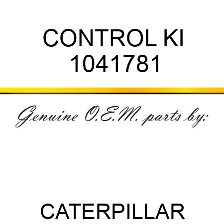 CONTROL KI 1041781