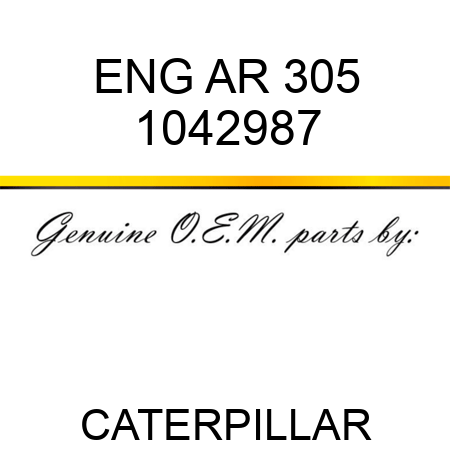 ENG AR 305 1042987