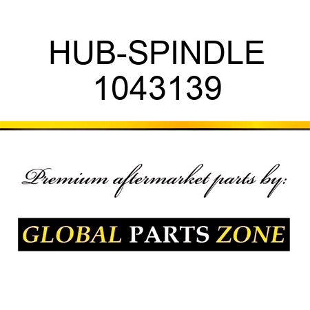HUB-SPINDLE 1043139
