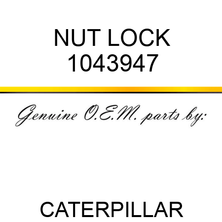 NUT LOCK 1043947