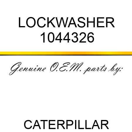 LOCKWASHER 1044326