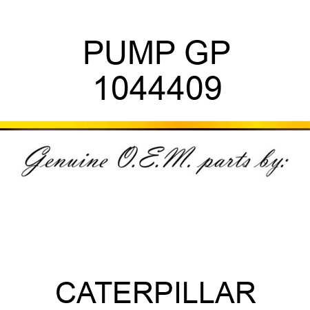 PUMP GP 1044409