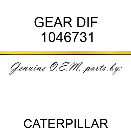 GEAR DIF 1046731