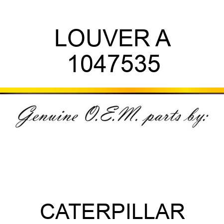 LOUVER A 1047535