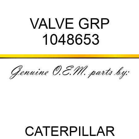 VALVE GRP 1048653