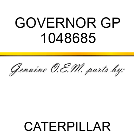 GOVERNOR GP 1048685