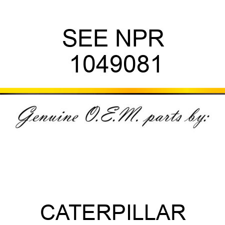 SEE NPR 1049081