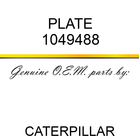 PLATE 1049488