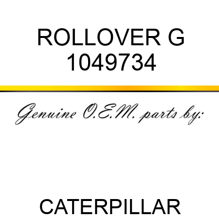 ROLLOVER G 1049734