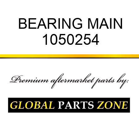 BEARING MAIN 1050254