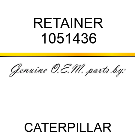 RETAINER 1051436