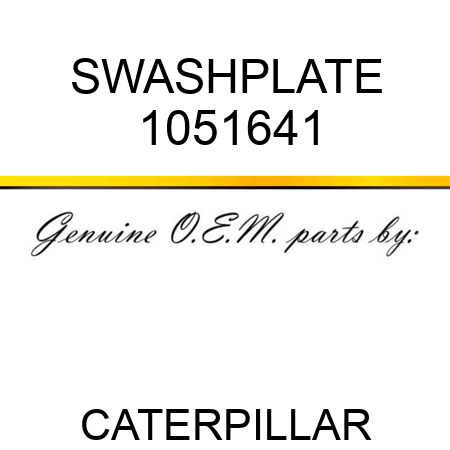 SWASHPLATE 1051641