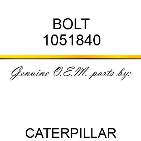 BOLT 1051840