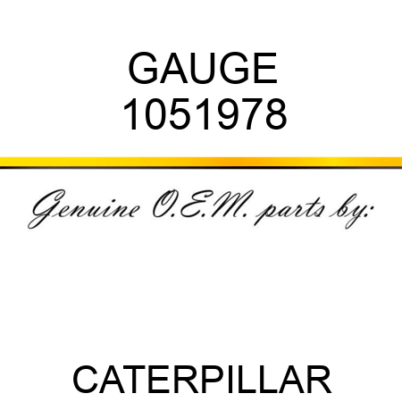 GAUGE 1051978