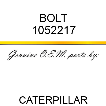 BOLT 1052217
