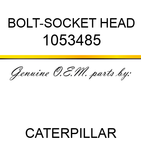 BOLT-SOCKET HEAD 1053485