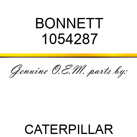 BONNETT 1054287