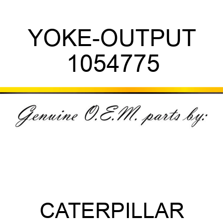 YOKE-OUTPUT 1054775
