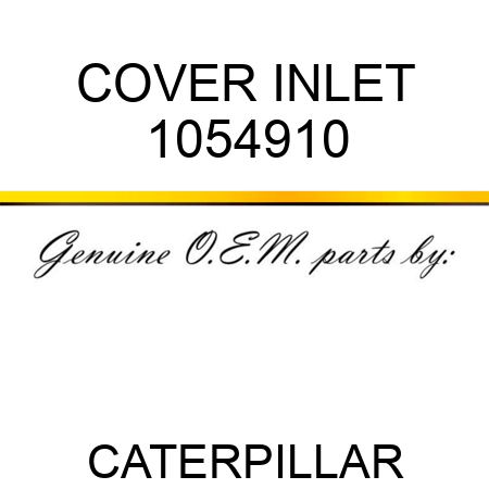COVER INLET 1054910