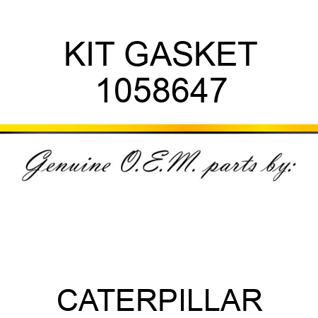 KIT GASKET 1058647