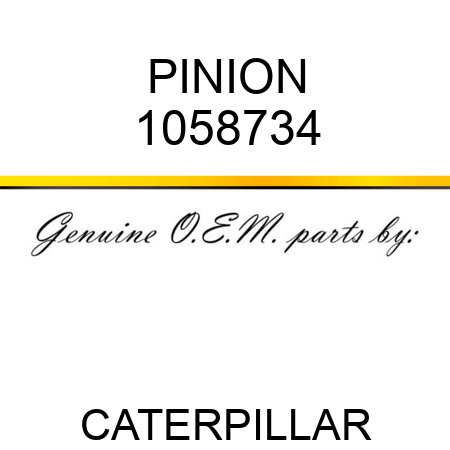 PINION 1058734
