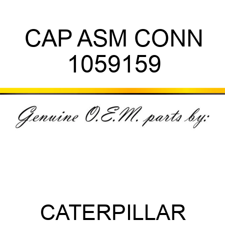 CAP ASM CONN 1059159