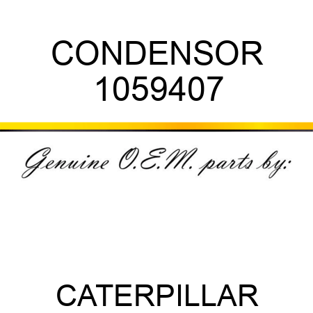 CONDENSOR 1059407