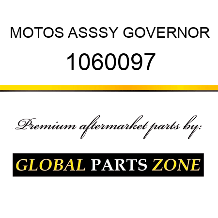MOTOS ASSSY GOVERNOR 1060097