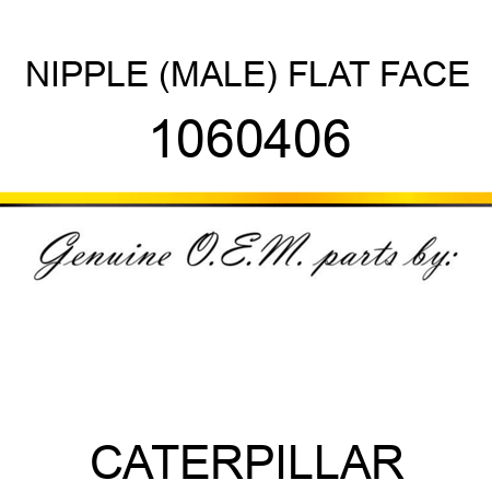 NIPPLE (MALE) FLAT FACE 1060406