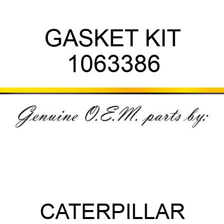 GASKET KIT 1063386
