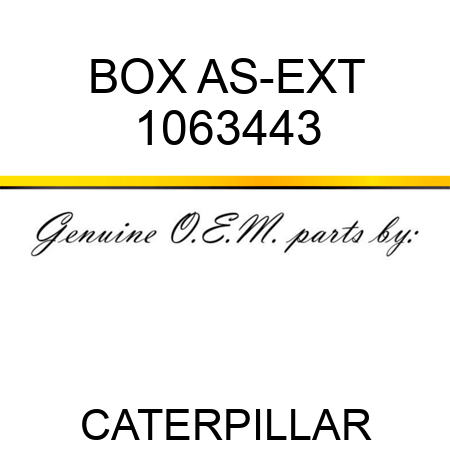 BOX AS-EXT 1063443