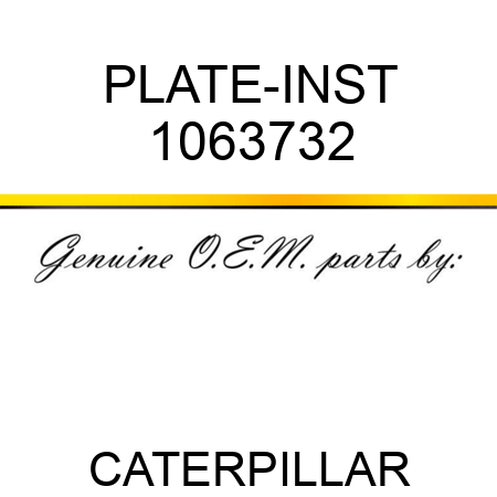 PLATE-INST 1063732