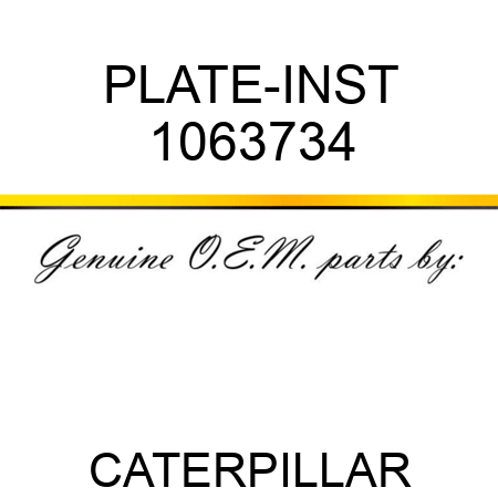 PLATE-INST 1063734