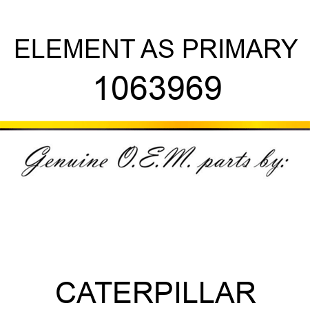 ELEMENT AS PRIMARY 1063969