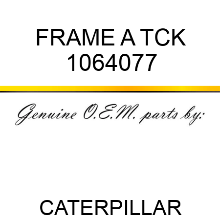 FRAME A TCK 1064077